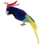 Maxbell Simulation Artificial Feathered Parrot Bird Animal Model Toy Home Decor I