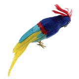 Maxbell Simulation Artificial Feathered Parrot Bird Animal Model Toy Home Decor I
