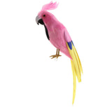 Maxbell Simulation Artificial Feathered Parrot Bird Animal Model Toy Home Decor J