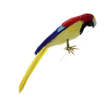 Maxbell Simulation Artificial Feathered Parrot Bird Animal Model Toy Home Decor L