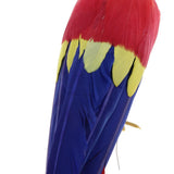 Maxbell Simulation Artificial Feathered Parrot Bird Animal Model Toy Home Decor A