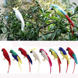 Maxbell Simulation Artificial Feathered Parrot Bird Animal Model Toy Home Decor A