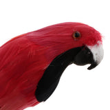 Maxbell Simulation Artificial Feathered Parrot Bird Animal Model Toy Home Decor A