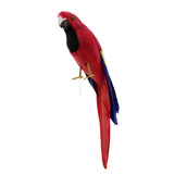 Maxbell Simulation Artificial Feathered Parrot Bird Animal Model Toy Home Decor A
