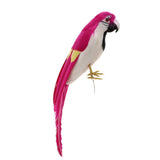 Maxbell Simulation Artificial Feathered Parrot Bird Animal Model Toy Home Decor D