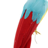 Maxbell Simulation Artificial Feathered Parrot Bird Animal Model Toy Home Decor E