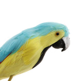 Maxbell Simulation Artificial Feathered Parrot Bird Animal Model Toy Home Decor E