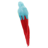 Maxbell Simulation Artificial Feathered Parrot Bird Animal Model Toy Home Decor E