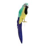 Maxbell Simulation Artificial Feathered Parrot Bird Animal Model Toy Home Decor J