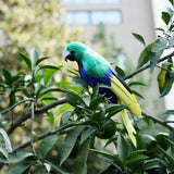 Maxbell Simulation Artificial Feathered Parrot Bird Animal Model Toy Home Decor J