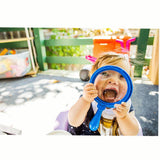Maxbell 4X Handheld Magnifying Len Glass for Reading Science Nature Toy 100mm Blue