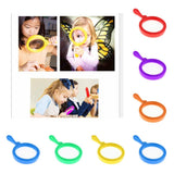 Maxbell 4X Handheld Magnifying Len Glass for Reading Science Nature Toy 100mm Blue