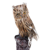 Maxbell Simulation Forest Bird Animal Model Figurine Kids Toy Home Decor - Brown Owl