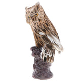 Maxbell Simulation Forest Bird Animal Model Figurine Kids Toy Home Decor - Brown Owl
