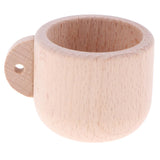 Maxbell Wooden Coffee Cup Kitchen Accessories for Childrens Tea Party Pretend Play