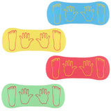 Maxbell EVA Soft Hands & Feet Game Playmat for Kids Jumping Crawling Toy Fun Blue