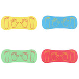 Maxbell EVA Soft Hands & Feet Game Playmat for Kids Jumping Crawling Toy Fun Blue