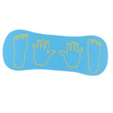 Maxbell EVA Soft Hands & Feet Game Playmat for Kids Jumping Crawling Toy Fun Blue