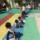 Maxbell EVA Soft Hands & Feet Game Playmat for Kids Jumping Crawling Toy Fun Red
