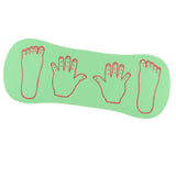 Maxbell EVA Soft Hands & Feet Game Playmat for Kids Jumping Crawling Toy Fun Green