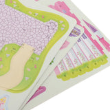 Maxbell 3D Jigsaw Puzzle DIY Toy for Kids Baby Early Educational Toy Pink Castle