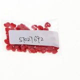 Maxbell 100pcs 6mm Sewing Buttons for Scrapbooking DIY Craft Red Heart