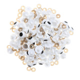 Maxbell 100pcs Cartoon Safety Eyes For DIY Animal Scrapbooking Bear w/ Washer 16mm