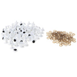 Maxbell 100pcs Cartoon Safety Eyes For DIY Animal Scrapbooking Bear w/ Washer 16mm