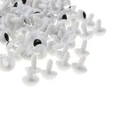 Maxbell 100pcs Cartoon Safety Eyes For DIY Animal Scrapbooking Bear w/ Washer 12mm