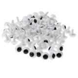 Maxbell 100pcs Cartoon Safety Eyes For DIY Animal Scrapbooking Bear w/ Washer 12mm