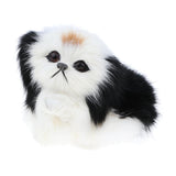 Maxbell Simulation Plush Animal in Tricycle Stuffed Animals Toy Home Decor Dog B