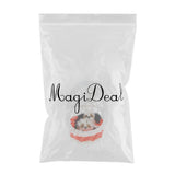 Maxbell Simulation Faux Fur Double Animal Models in Hanging Basket Home Decor Dog
