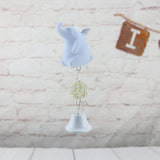 Maxbell Creative Vinyl Angel Windbell Home/Wall/Door Hanging Ornament Gift Elephant