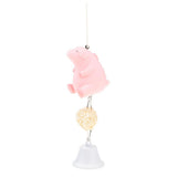 Maxbell Creative Vinyl Angel Windbell Home/Wall/Door Hanging Ornament Gift Pig
