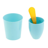 Maxbell Plastic 3D Dough Clay Mold Set Kids Educational Toy - Fruits & Tableware
