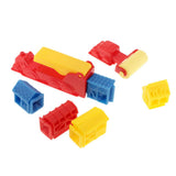 Maxbell 7Pcs Plastic 3D Dough Clay Mold Set Kids Educational Toy - Farm House Animal