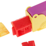 Maxbell 7Pcs Plastic 3D Dough Clay Mold Set Kids Educational Toy - Farm House Animal