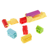 Maxbell 7Pcs Plastic 3D Dough Clay Mold Set Kids Educational Toy - Farm House Animal