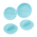 Maxbell 13 Pieces of Plastic 3D Dough Clay Plate Mold Tableware Set Kids Toy Gift