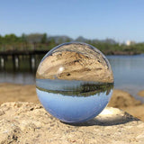 Maxbell 70mm Clear Crystal Ball Decorative Balls Art Decor Photography Prop No Stand