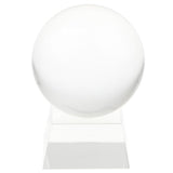 Maxbell 90mm Clear Crystal Ball Decorative Balls Art Decor Photography Prop No Stand