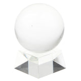 Maxbell 90mm Clear Crystal Ball Decorative Balls Art Decor Photography Prop No Stand