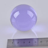 Maxbell 50mm Purple Crystal Ball Decorative Ball Art Decor Photography Prop No Stand