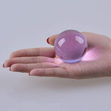 Maxbell 50mm Purple Crystal Ball Decorative Ball Art Decor Photography Prop No Stand