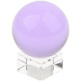 Maxbell 50mm Purple Crystal Ball Decorative Ball Art Decor Photography Prop No Stand