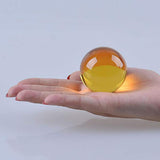 Maxbell 50mm Gold Crystal Ball Decorative Ball Art Decor Photography Prop No Stand