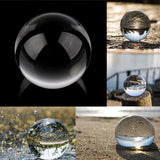 Maxbell 50mm Clear Crystal Ball Decorative Balls Art Decor Photography Prop No Stand