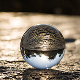 Maxbell 50mm Clear Crystal Ball Decorative Balls Art Decor Photography Prop No Stand