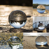Maxbell 50mm Clear Crystal Ball Decorative Balls Art Decor Photography Prop No Stand