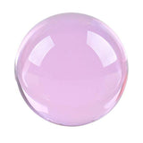 Maxbell 50mm Pink Crystal Ball Decorative Ball Art Decor Photography Prop No Stand